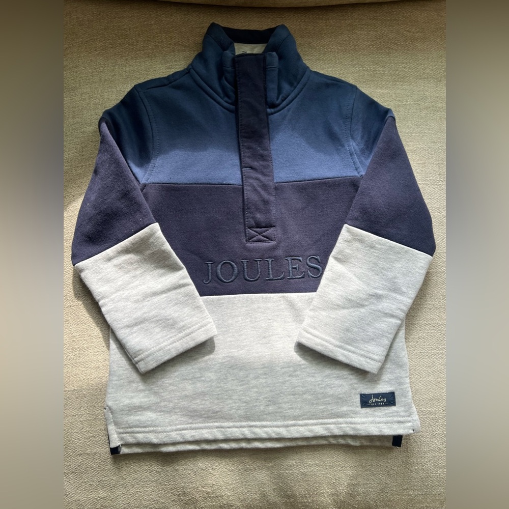 Boys Joules Half Zip Pullover